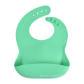 Custom heat-resistant apron, Eco-friendly Baby Silicone Bibs Waterproof Safety soft Baby Feeding Bib